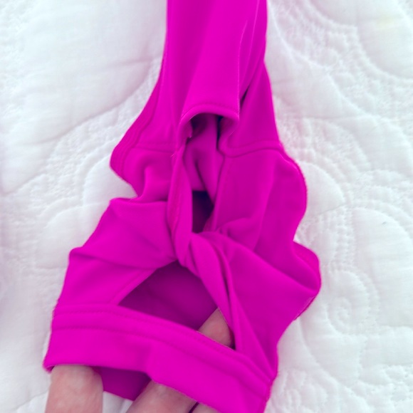 Free People FP Movement Wave Rider Leggings Size Small S Living Magenta Hot PINK - Picture 7 of 8